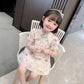 Baby Cheongsam Girl Costume Hanfu Performance Costume Chinese Style Princess Lace Dress