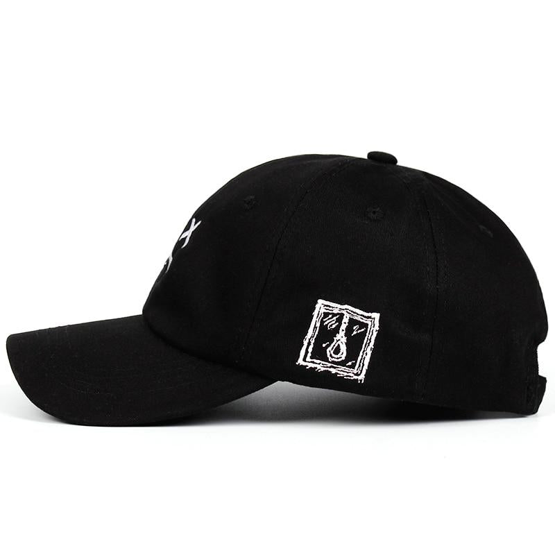 WTEMPO Wtempo Wtempolil Peep Sad Face Dad Hat Embroidery 100 %Cotton Baseball Cap Hat Xxxtentacion H