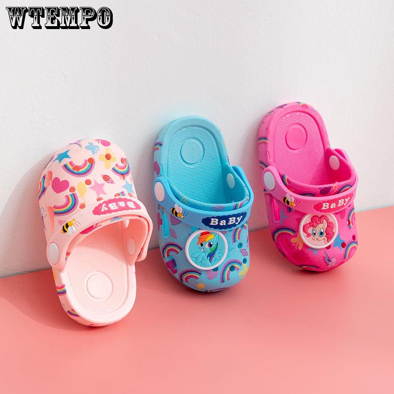 Cute Girls Boys Slippers Kids Flip Flops Cartoon Sandals Water Shoes Kids Slippers Baby