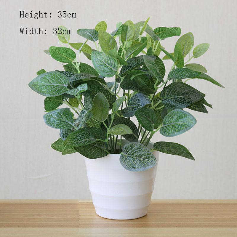 Ornaments Green Radish Potted Anthurium Living Room Bedroom Hotel ClubFake Green Plants Artificial Flower Plants  Plastic Furnishings