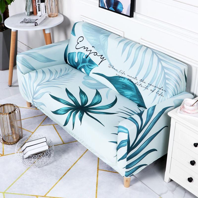 Europe Floral Printed Sofa Covers Stretch Universal Couch Cover for Living Room 1/2/3/4-Seater Sofa