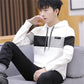 Men's Long Sleeve Hooded Jacket Autumn Winter Cotton Sweater Men Sweatshirt Wild Large Size