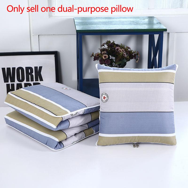 Dual-purpose Pillow Variable Quilt Home Sofa Pillow Soft and Relaxing Artifact Car Waist Pillow