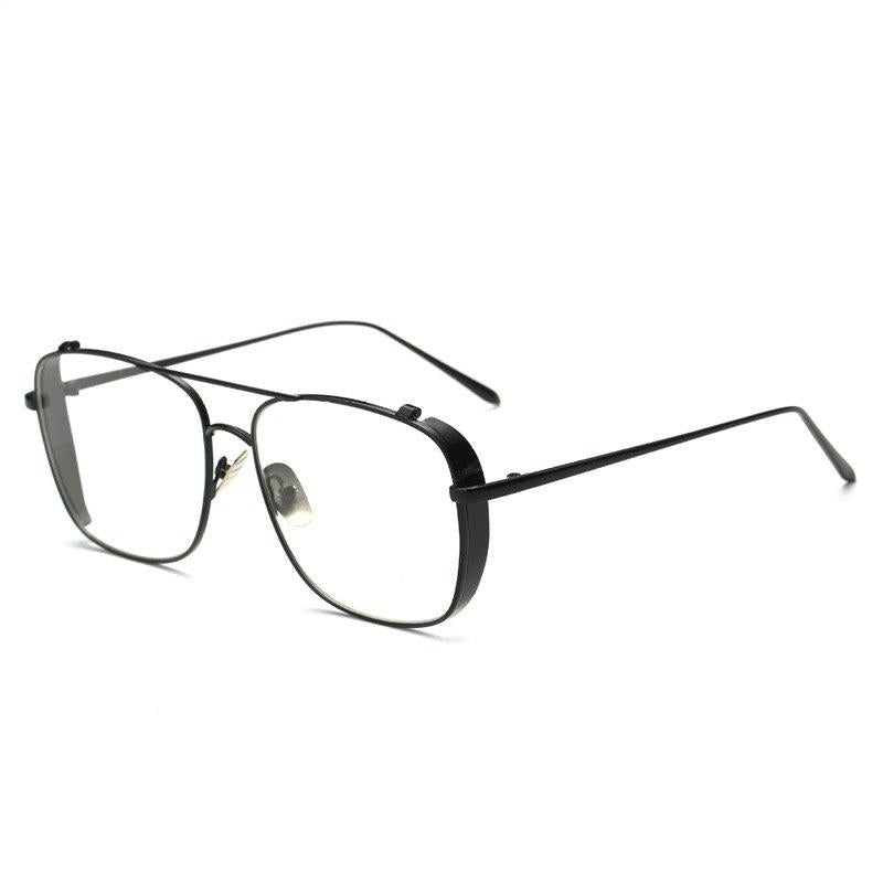 Retro Alloy Glasses Frame Women High Quality Oversized Transparent Eyeglasses Optical Myopia Glasses