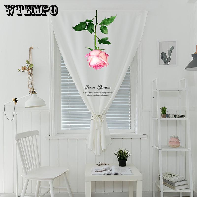 WTEMPO Blackout Bedroom Free Punching Curtains Retractable Simple Modern Simple Blackout Curtains