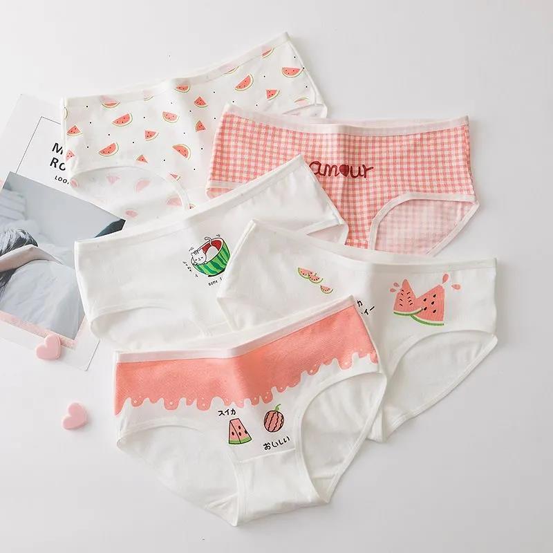 2pc Baby Girls Kids Underwear Children Underpants Cartoon Short Pants Panties