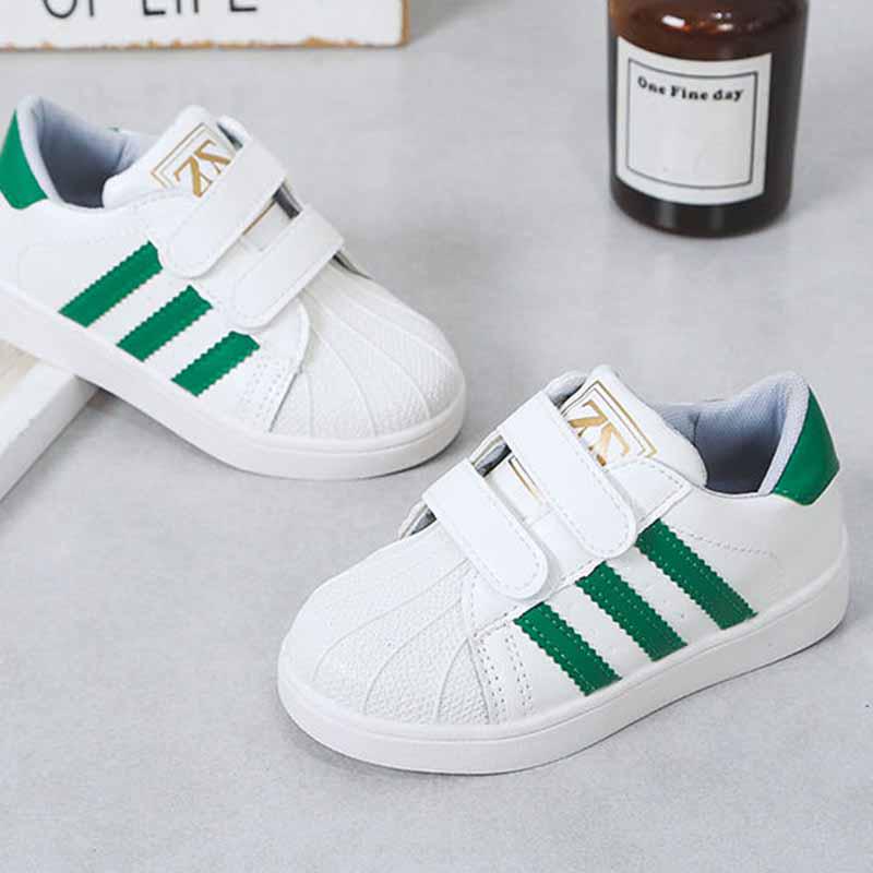 Size 21-36 Child Sneakers Sandals Kids Leather Breathable Wear-resistant Basketball Shoes Lightweight Running Shoes Comfortable Deodorant Skate Shoes