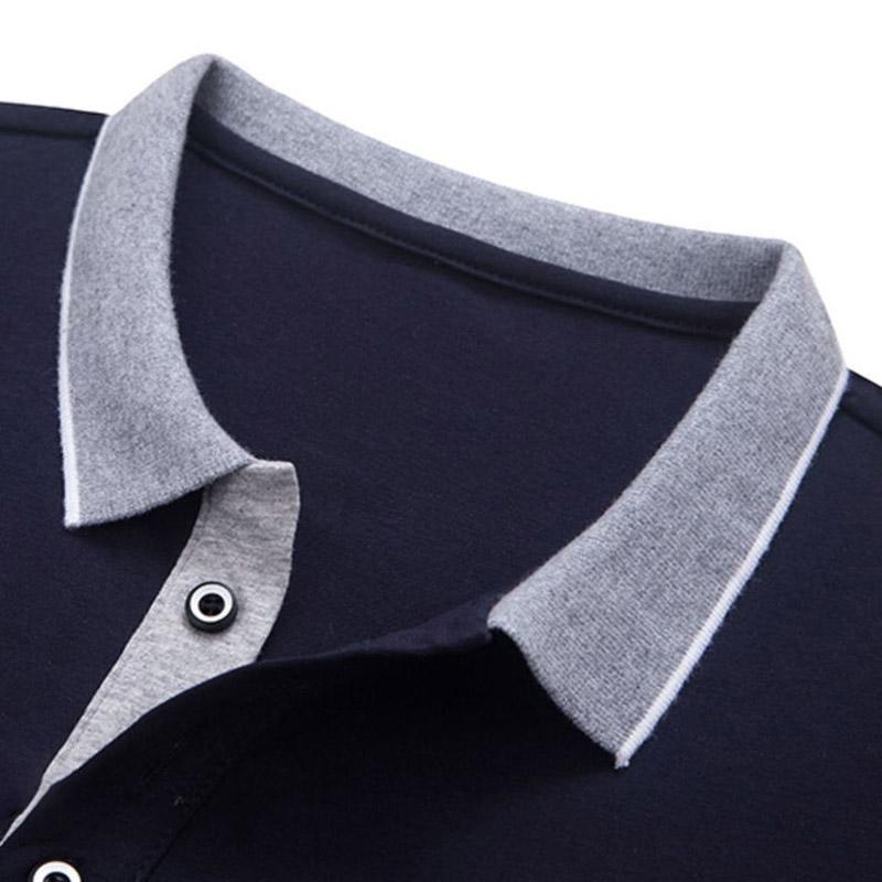 Summer New POLO Shirt Men's Short-sleeved T-shirt Lapel Collar Loose Plus Size Men's T-shirt Top