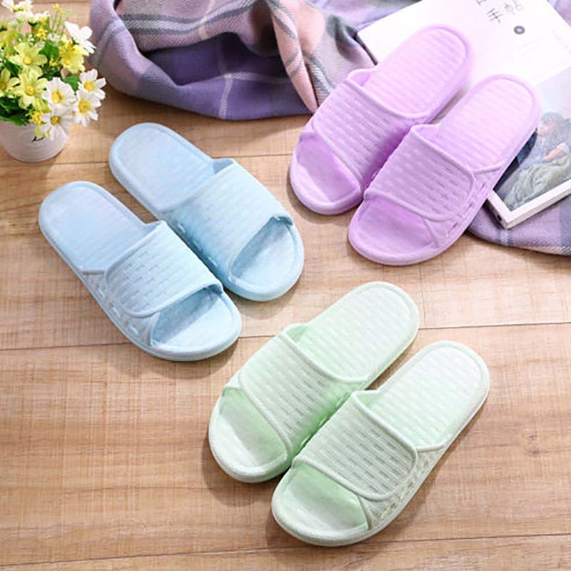 Household Couple Massage Bathroom Indoor Deodorant Soft Super Non-slip Slippers Female Summer Home Sandals and Slippers Female