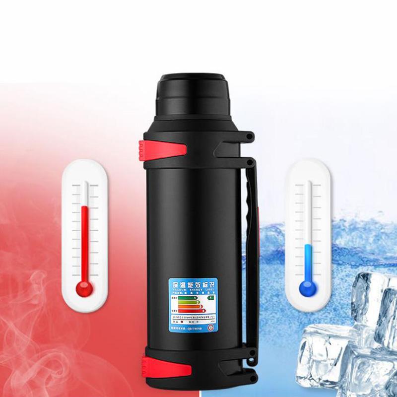 1.5/2/2.5L/3/4/5L Stainless Steel Vacuum Flask Outdoor Sports Kettle Coffee Tea Water Bottle Milk Insulation Pot