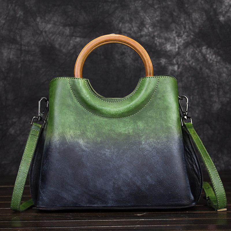 New Fashion Genuine Leather Bags Women First Layer Of Cowhide Handbag Shoulder Bags Elegant Women Cr