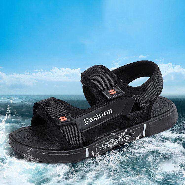 Summer Men's Sandals Large Size Casual Non-slip Beach Driving Cool Shoes Soft Sole Flat Sports Slippers