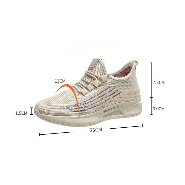 Women's Shoes Summer Breathable Casual Sports Shoes Versatile Running Shoes Lightweight Comfortable Travel Shoes