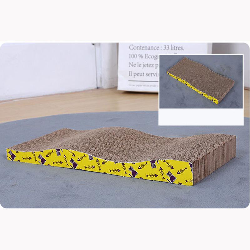 Cat Scratching Board Claw Grinder Cat Claw Board Corrugated Paper Cat Scratching Pad Cat Toy Grinding Scratching Board Cat Litter Toy Pet Supplies