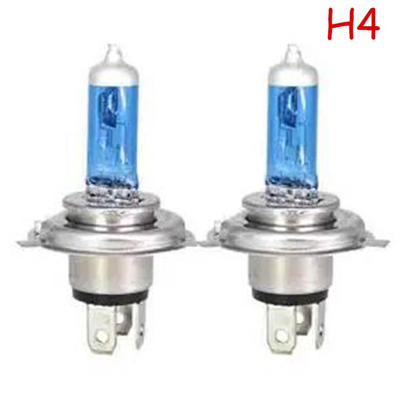 2pcs Car 5500K Car Bulb H4 H1 H7 H3 H11 9006 Hernia Lamp 12V Headlight Far and Near Light Bulb Super Bright White Light 100W