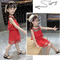 2PCS Kids Girl Clothing Short Sleeve Lace Tops + Short Pants Trousers Suit