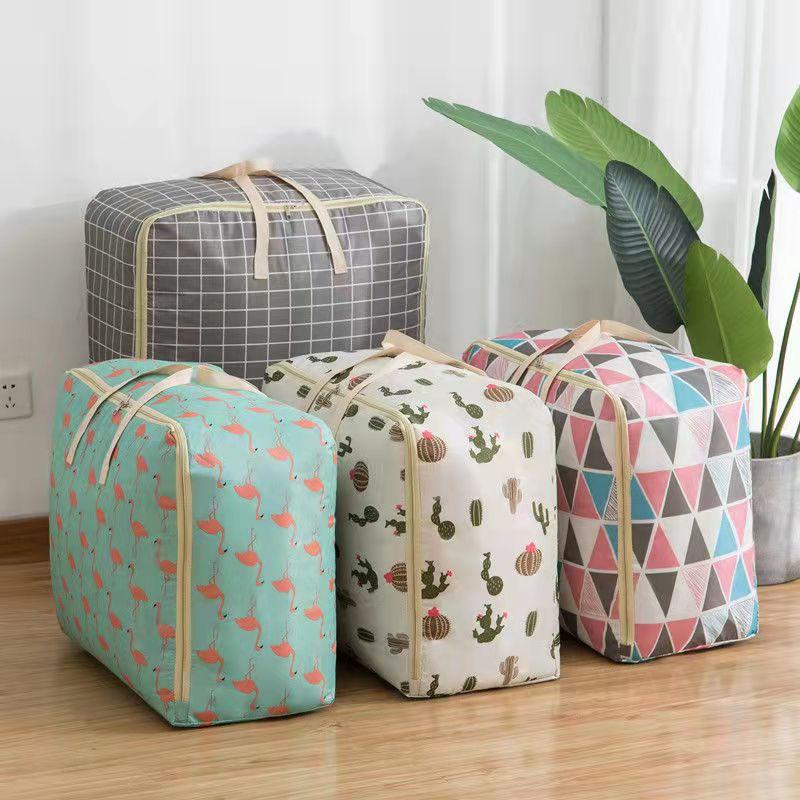 Clothes Storage Bag Clothes Blanket Quilt Closet Storage Bag Oxford Cloth Storage Bag Student Clothing Sorting Bag Portable Moving Packing Luggage Bag