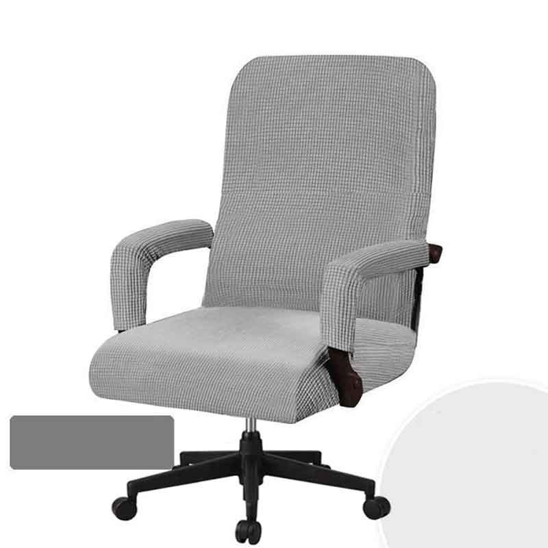 Thickened Office Chair Cover Computer Swivel Chair Cover Conference Room Seat Cushion Elastic Chair Back Armrest Cover