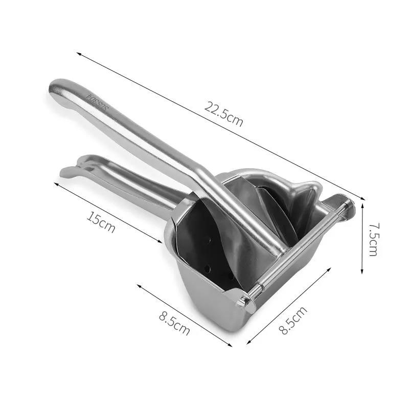 Manual Juice Squeezer Stainless Steel 304 Hand Pressure Orange Juicer Pomegranate Lemon Squeezer Kitchen Accessories