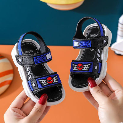 Boys Sandals Summer Little Middle Kids Boys Soft-soled Non-slip Plastic Baby Children's Beach Shoes