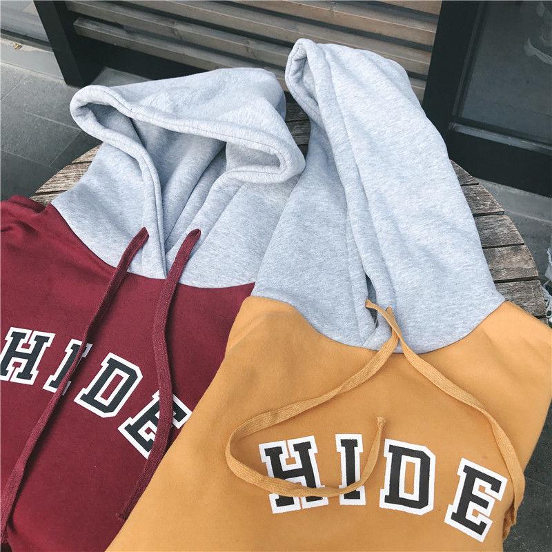 Wild large size long sleeve warm hooded top spring and autumn sweater cotton women's sweatshirt