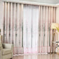 Blackout Curtains, Household Velcro, Self-adhesive Shading Bedroom, Living Room, Atmospheric Rental House Curtains (150×270cm)