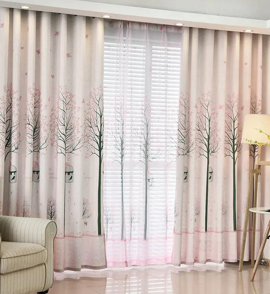 Blackout Curtains, Household Velcro, Self-adhesive Shading Bedroom, Living Room, Atmospheric Rental House Curtains (150×270cm)