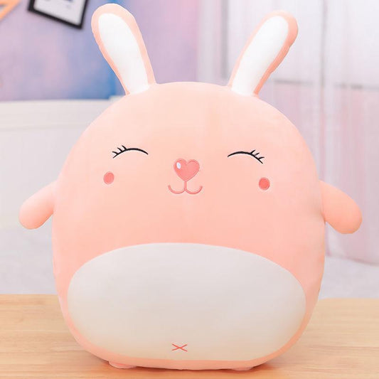 Cute Rabbit Plush Toy Soft Rabbit Pillow Doll Lovely Kids Plush Birthday Gift Baby Sleeping Throw Pillow Gifts