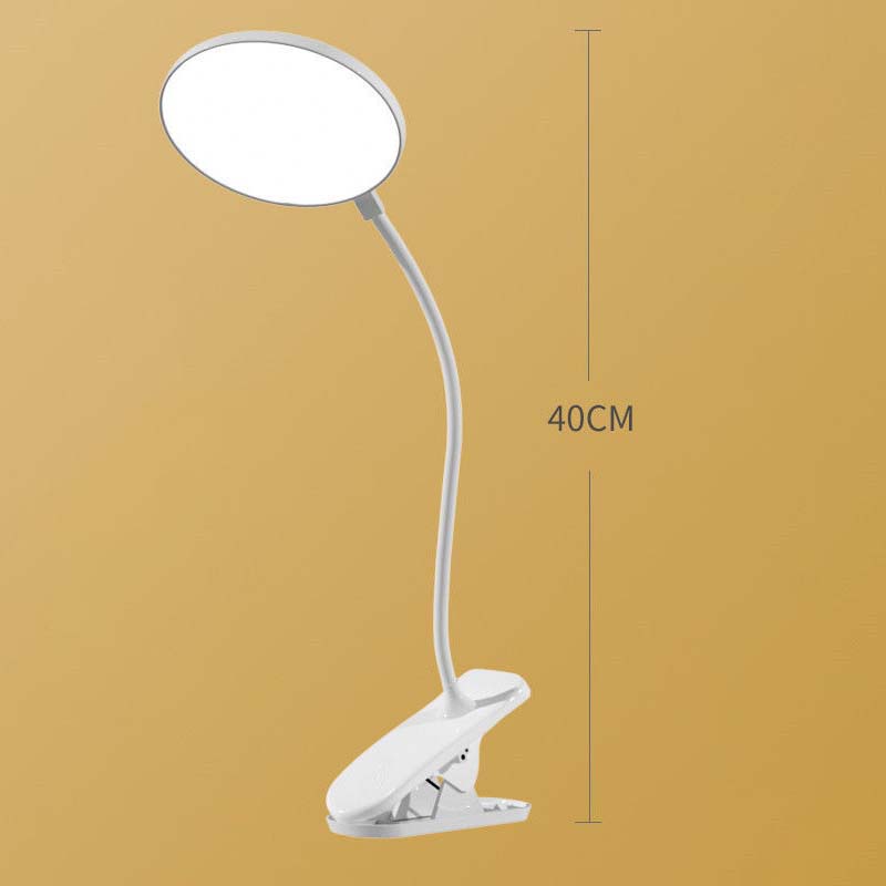 Clip-on LED Desk Lamp Eye Protection Rechargeable Learning Student Small Desk Lamp Bedroom Bedside Lamp