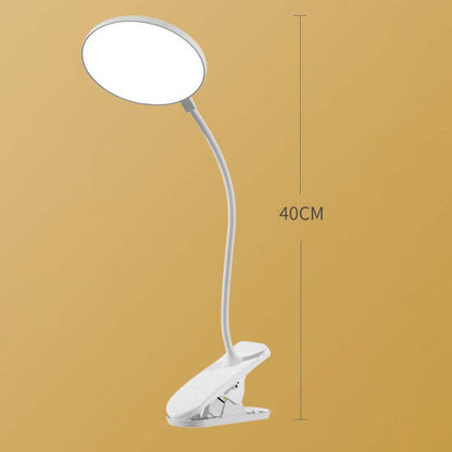 Clip-on LED Desk Lamp Eye Protection Rechargeable Learning Student Small Desk Lamp Bedroom Bedside Lamp