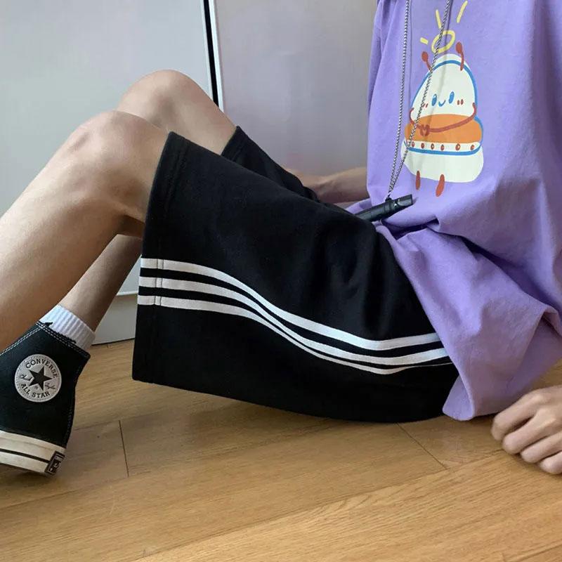 Sports Loose Shorts Women's Summer Large Size High Waist Wide Leg Pants Ins Harajuku Style Five-point Pants Jogging Short Pants