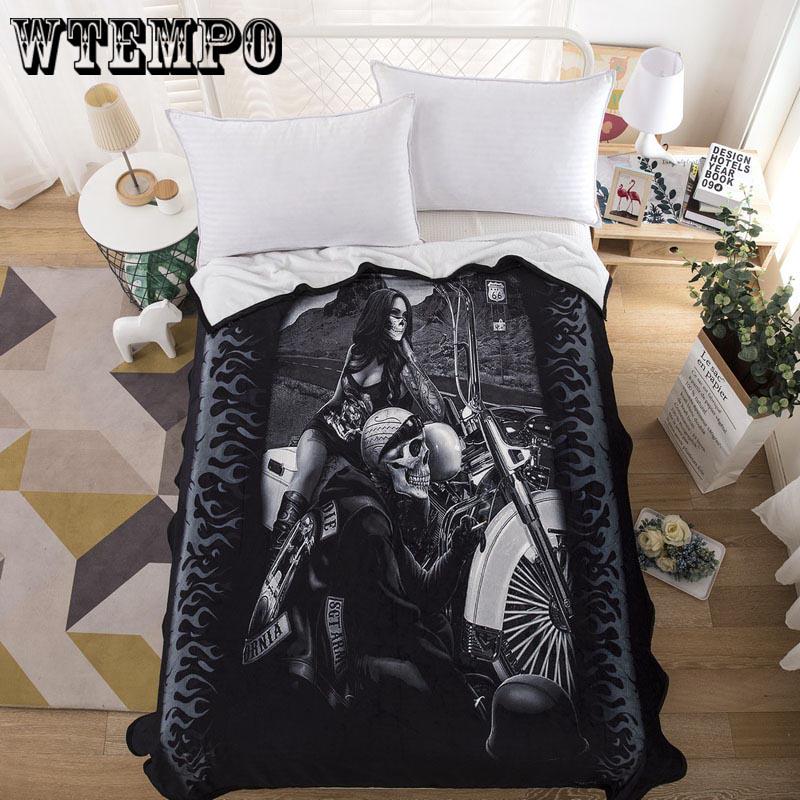 Soft Warm Black 3d Printed Blanket Sofa Bedding Home Sleeping Blanket