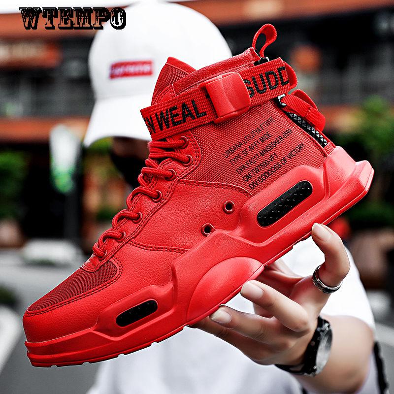 High-top Basketball Shoes Comfortable Outdoor Running Shoes Sports Shoes Trend Men's Shoes