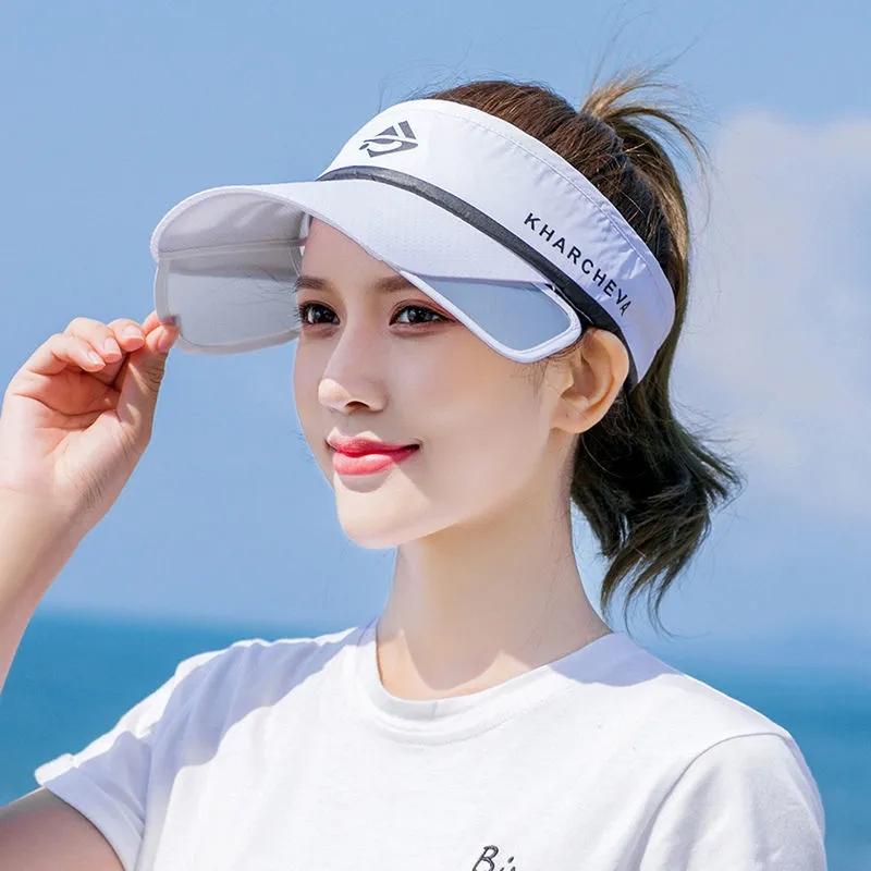 Men's Summer Sun Protective Sun Hat Women's Outdoor Visor Hat Empty Top Cap Sun Hat Casual Sports Hat