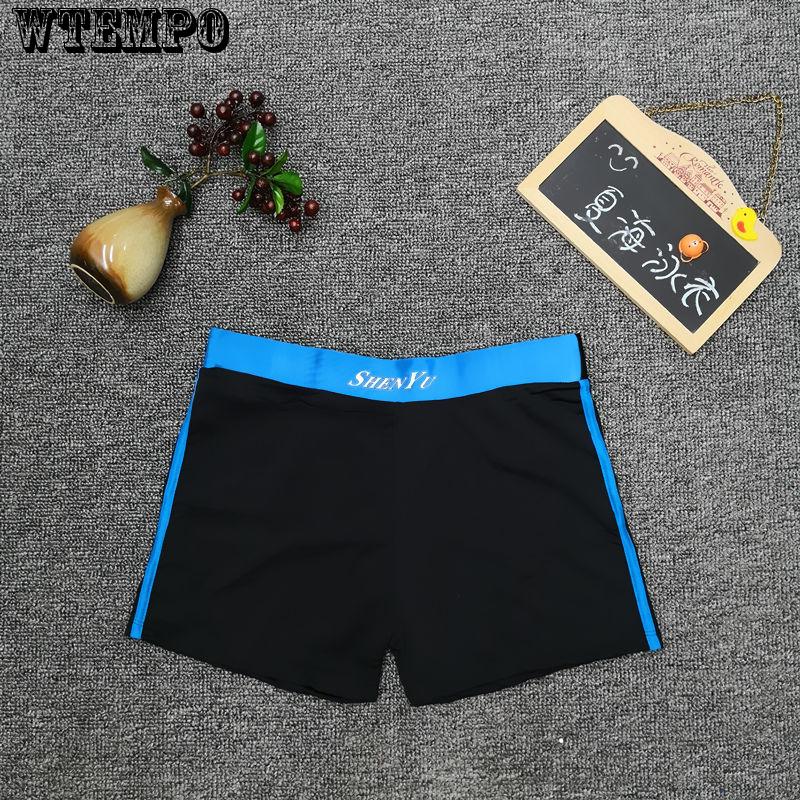 WTEMPO Swimsuit Swimwear Men Swimming Trunks Swim Briefs Boxer Surf Board Beach Shorts