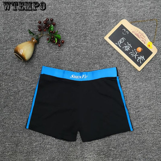 WTEMPO Swimsuit Swimwear Men Swimming Trunks Swim Briefs Boxer Surf Board Beach Shorts