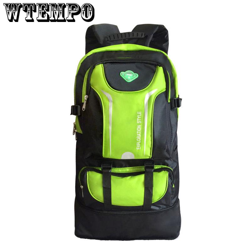 65 Liters Large Capacity Backpack Sports Outdoor Travel Backpack Mountaineering Luggage Bag