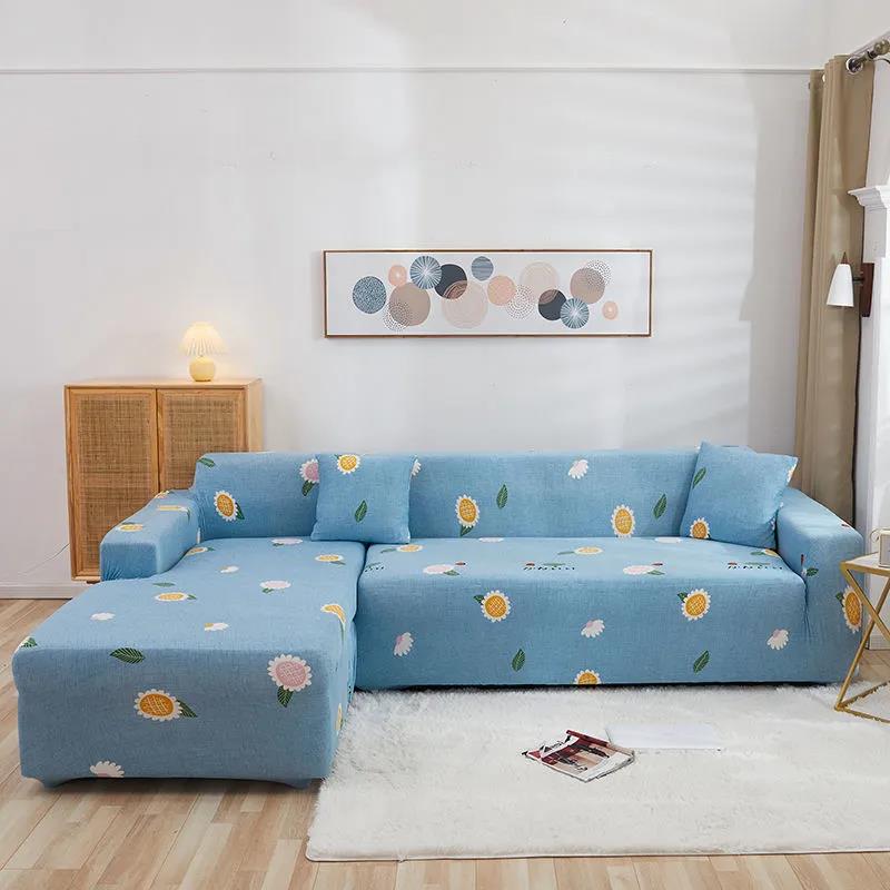 1/2/3/4 Seater Modern Style Sofa Cover Cushion Washable Stretch Cover Slipcover with One Free Pillow Case