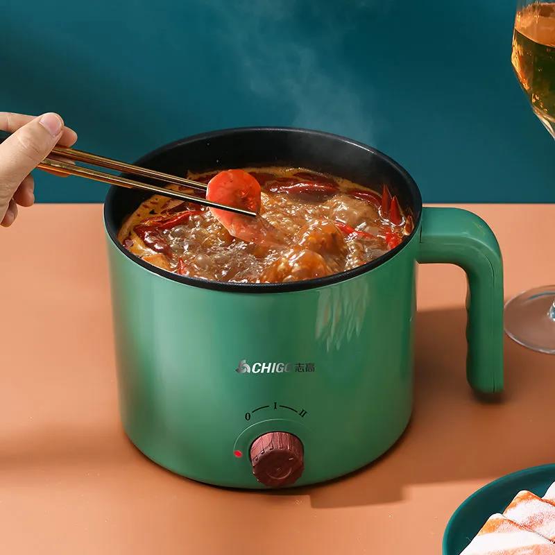 Electric Cooking Pot Dormitory Pot Student Pot Electric Pot Small Pot Household Multi-function Electric Cooking and Cooking All-in-one Pot