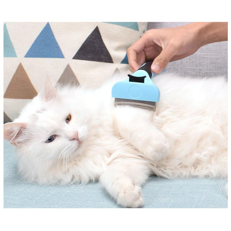 Cat Comb Pet Grooming Combs Dogs Matted Hair Remover Float Cat Hair Cleaner Pet Supplies Arc Comb Head Cats Hair Combing Floating Hair Combs Brush