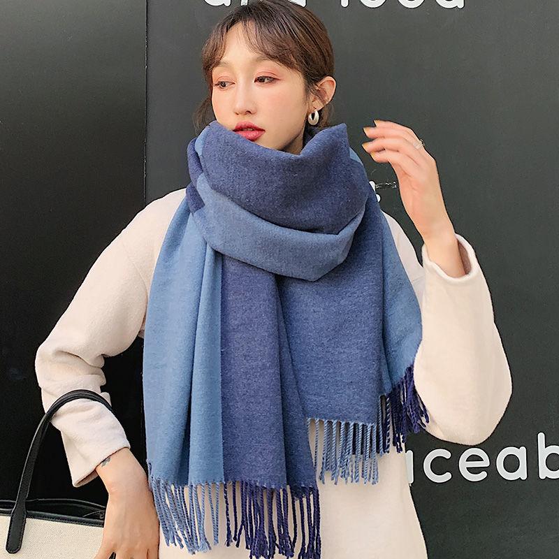 Winter Scarf Women Scarves Fashion Casual Scarfs Cashmere Ladies Shawls and Wraps