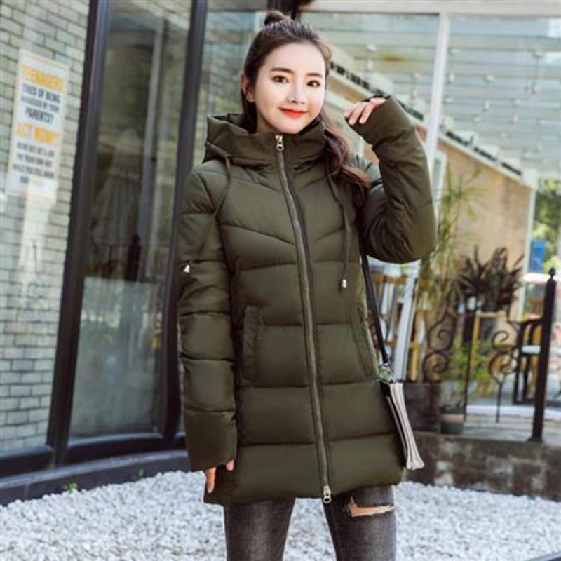 Fashion Large size Down Winter Woman's Cotton clothing Woman's Winter Long Sleeve Warm Jacket