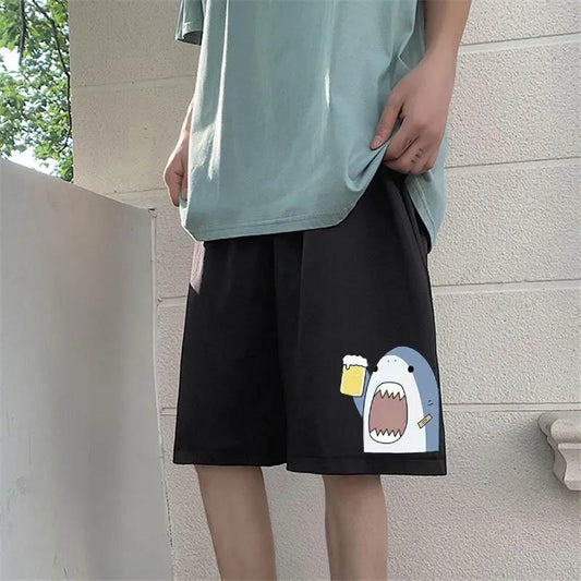 Basketball Shorts Men's Summer Outdoor Wear Five-point Pants Breathable Fashion All-match Handsome Quick-drying Loose Thin Beach Pants