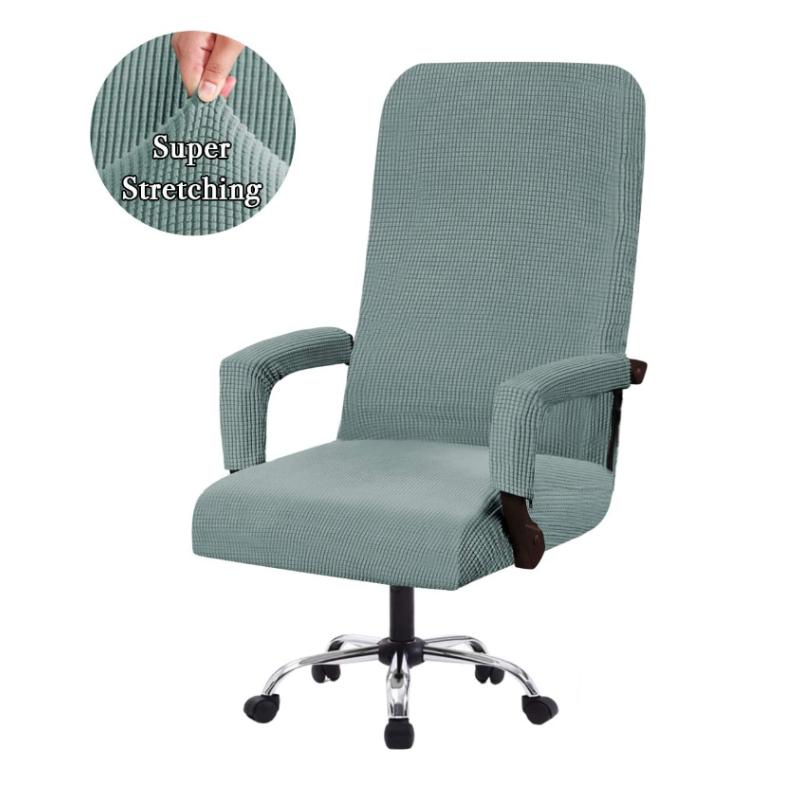 Thickened Office Chair Cover Computer Swivel Chair Cover Conference Room Seat Cushion Elastic Chair Back Armrest Cover