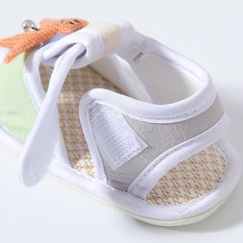 0-1 Year Old Men and Women Baby Toddler Shoes Baby Shoes Soft Bottom Non-slip Velcro Cloth Sandals Summer New Style