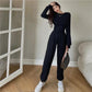 Women's Autumn Suits Loose All-match Thin Casual Sports Pullovers Long-sleeved Sweater Sweatpants Two-piece Sportswear Sweatshirt Sports Sets