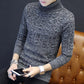 Turtleneck Sweater Men Wool Pullover Mens Sweaters Solid  High Neck Male Sweter Shirt Jumper Casual