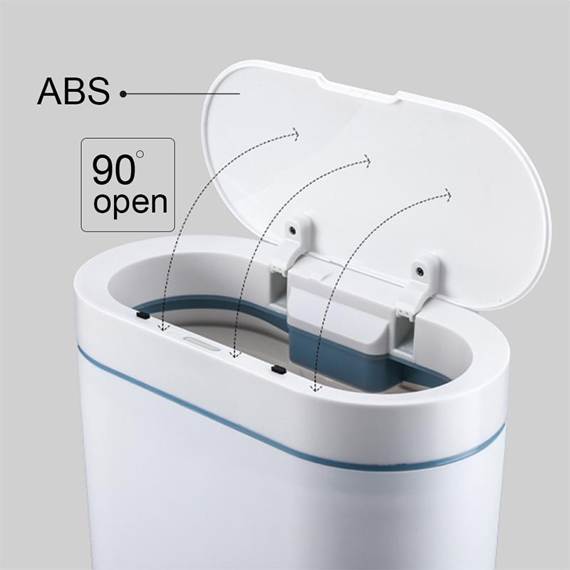 Smart Sensor Trash Can Electronic Automatic Household Bathroom Toilet Bedroom Living room Waterproof Narrow Seam Sensor Bin