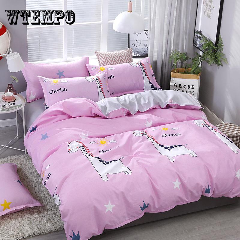 Bedding Set Love Comforter Duvet Cover Bedspread Single Double Bed Sheet Linen Adult  Duvet Cover