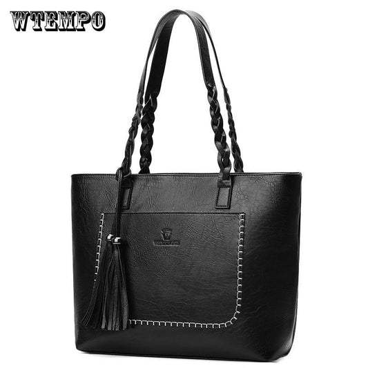 Handbags Fashion PU Tote Women Leather Handbag Messenger Shoulder Bags